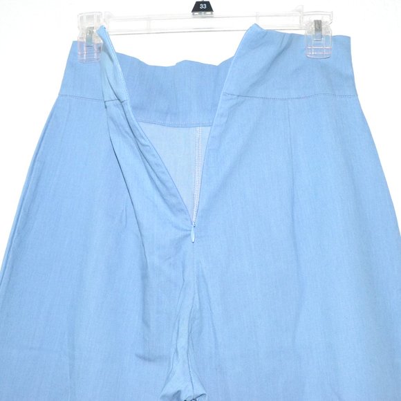 Never A Wallflower MATADOR PANTS LIGHT BLUE DENIM Small - Picture 8 of 16